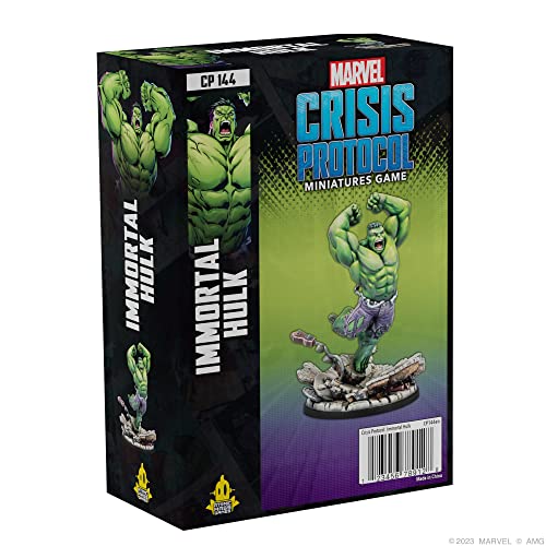 ボードゲーム 英語 アメリカ 海外ゲーム Marvel: Crisis Protocol Immortal Hulk CHARACTER PACK - Unleash the Eternal Smash! Tabletop Superhero Game, Ages 14+, 2 Players, 90 Minute Playtime, Made by Atomic Mass Gamesボードゲーム 英語 アメリカ 海外ゲーム|angelica