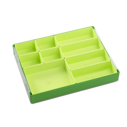 ボードゲーム 英語 アメリカ 海外ゲーム Token Silo Convertible | Store & Organize Board Game Tokens | 9 Removable Trays in 3 Different Sizes | Stackable | Convenient Space-Saving Design | Lime Green Color | Made byボードゲーム 英語 アメリカ 海外ゲーム｜angelica