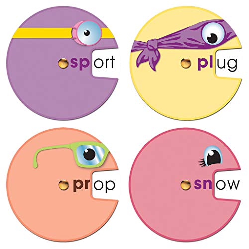 ボードゲーム 英語 アメリカ 海外ゲーム Carson Dellosa 36-Piece Word Wheel Beginning Blends Bulletin Board Cutouts, Blends and Digraphs Phonics Cutouts for Bulletin Board, Phonics, and Language Arts Classroom D?coボードゲーム 英語 アメリカ 海外ゲーム｜angelica