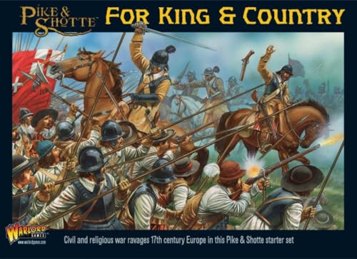 ゲーム盤力くらべ 英語 亜米利加 外国で力くらべ Warlord Pike \u0026 Shotte for King \u0026 Country Game - Role Playing Strategy Board Games for Adults, Table Top 17th Century Strategic Wargaming Kit - Tabletop Military History RPG wゲーム盤力くらべ 英語 亜米利加 外国で力くらべ