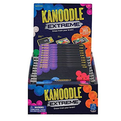 ゲーム盤力くらべ 英語 亜米利加 外国で力くらべ Educational Insights Kanoodle Extreme (Pack of 10) - 3D Brain Teaser Puzzles, Single Player Brain Game, Handheld Travel Games for Kids, Logic Puzzle Games and Gifts for Kids,ゲーム盤力くらべ 英語 亜米利加 外国で力くらべ