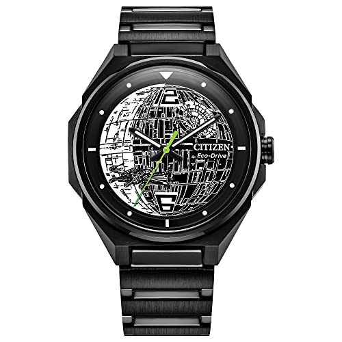 ウオッチ シチズン 逆インポート 外国で模範例 外国で押さえる Citizen Men\u0027s Eco-Drive Star Wars Death Star Black IP Stainless Steel Watch, 3-Hand, Luminous,41粍 (Model: BJ6539-50W)ウオッチ シチズン 逆インポート 外国で模範例 外国で押さえる