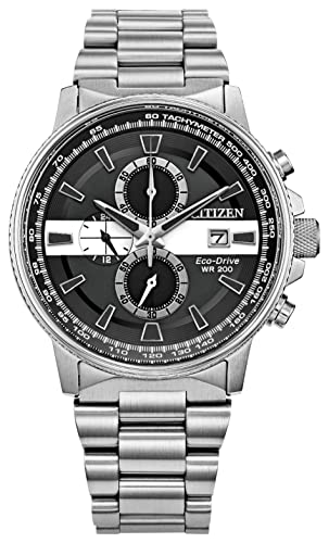 ウオッチ シチズン 逆インポート 外国で模範例 外国で押さえる Citizen Men\u0027s Thin White Line? Watch Chronograph 200M WR Eco Drive CA0296-55E EMT Medical Personnelウオッチ シチズン 逆インポート 外国で模範例 外国で押さえる