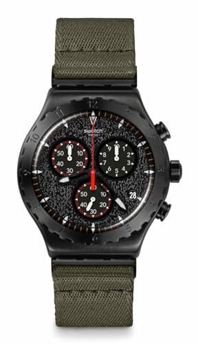 腕時計 スウォッチ メンズ Swatch I New Chrono Unisex Watch Casual Polymer Black Quartz Waterproof By The Bonfire腕時計 スウォッチ メンズ|angelica