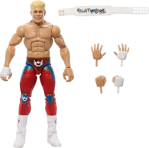 WWE フィギュア アメリカ直輸入 人形 プロレス Mattel WWE Elite Collection Top Picks Action Figure & Accessories Set, &ldquo;The American Nightmare&rdquo; Cody Rhodes 6-inch Collectible with AccessoriesWWE フィギュア アメリカ直輸入 人形 プロレス｜angelica