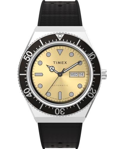 ウォッチ 引き分けメックス レディース Timex Men\u0027s M79 Automatic 40粍 Watch - Stainless Steel Strap Champagne Dial Stainless Steel Caseウォッチ 引き分けメックス レディース