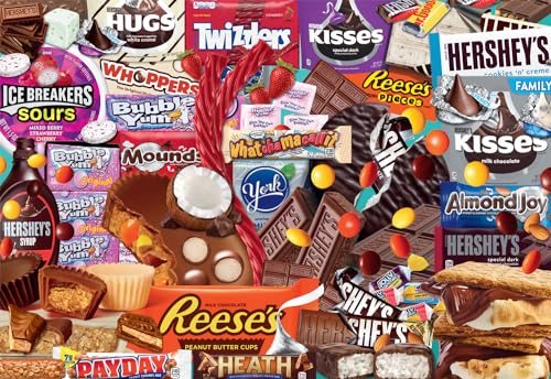 ジグソーパズル 海外製 アメリカ Puzzles for Adults 2000 Pieces ? Buffalo Games Deluxe Collage Hershey's Jigsaw Puzzle, Challenging 2000 Piece Puzzle for Adults, Premium Quality with Posterジグソーパズル 海外製 アメリカ|angelica