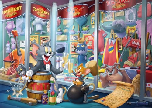 ジグソーパズル 海外製 アメリカ Ravensburger Warner Bros Tom & Jerry Hall of Fame 1000 Piece Jigsaw Puzzle for Adults - 12000408 - Handcrafted Tooling, Made in Germany, Every Piece Fits Together Perfectlyジグソーパズル 海外製 アメリカ｜angelica