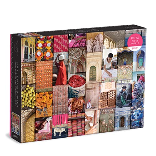 ジグソーパズル 海外製 アメリカ Galison - Patterns of India 1000 Piece Jigsaw Puzzle for Adultsジグソーパズル 海外製 アメリカ｜angelica