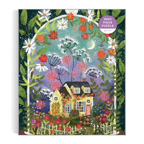 ジグソーパズル 海外製 アメリカ Galison Bloomarium ? 1000 Piece Joy Laforme Jigsaw Puzzle Featuring Beautiful Artwork of A Cozy Cottage Encased in A Blooming Terrariumジグソーパズル 海外製 アメリカ｜angelica 11,585円