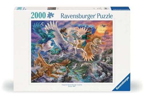 ジグソーパズル 海外製 アメリカ Erwachsenenpuzzle 2000 Teile - Auf dem Pegasus durch die L?fteジグソーパズル 海外製 アメリカ｜angelica