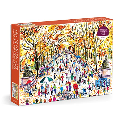 ジグソーパズル 海外製 アメリカ Galison Michael Storrings Fall in Central Park ? 1000 Piece Puzzle Fun and Challenging Activity with Bright and Bold Artwork of Central Park During Autumn for Adults and Familiesジグソーパズル 海外製 アメリカ|angelica