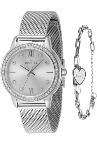 腕時計 インヴィクタ インビクタ レディース Invicta Angel Lady 30mm Stainless Steel Steel Silver dial PC21J Quartz腕時計 インヴィクタ インビクタ レディース