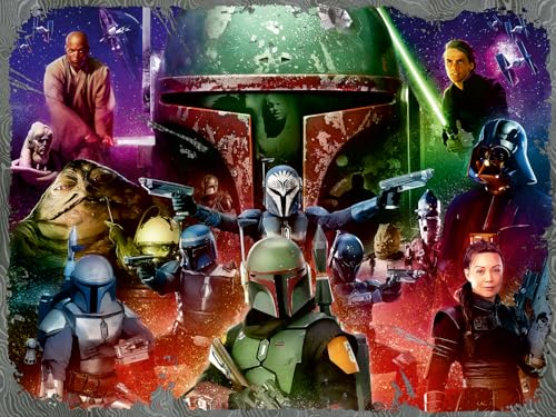 ジグソーパズル 海外製 アメリカ Ravensburger Star Wars - Boba Fett: Bounty Hunter 1500 Piece Jigsaw Puzzle | Unique Piece Design | Softclick Technology | Ideal Gift for Puzzle Enthusiastsジグソーパズル 海外製 アメリカ｜angelica