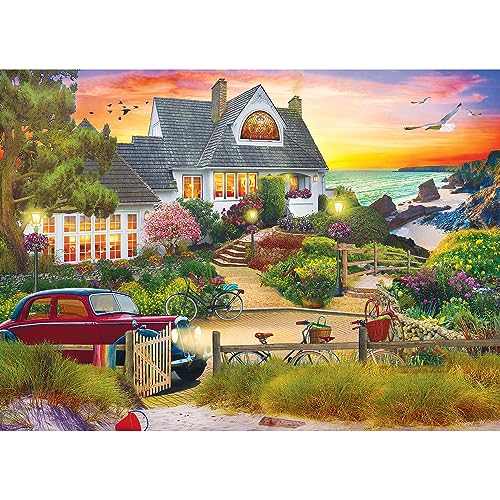 ジグソーパズル 海外製 アメリカ RoseArt - My Happy Place - Seaside Hill - 1000 Piece Jigsaw Puzzle for Adultsジグソーパズル 海外製 アメリカ｜angelica