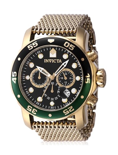 腕時計 インヴィクタ インビクタ メンズ Invicta Pro Diver Men's Quartz Movement Stainless Steel Watch - 48mm, Gold/Green/Black, Bracelet腕時計 インヴィクタ インビクタ メンズ｜angelica
