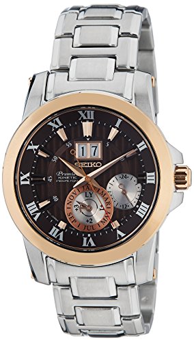 ウォッチ セイコー メンズ SNP128P1 Seiko Men\u0027s SNP128P1 Premier Brown Watchウォッチ セイコー メンズ SNP128P1