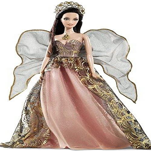 バービー Barbie クチュールエンジェルバービー 帯状髪飾りとおそろいのメダリオンネックレス さくら色付け紙 T7898