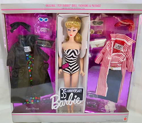 バービー バービーあやつり人形 11591 Barbie 35th Anniversary Giftset 1959 Doll Fashions and Package Reproductionバービー バービーあやつり人形 11591