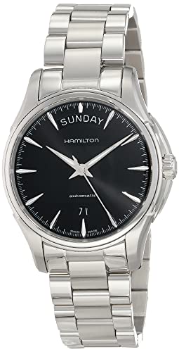 ウォッチ ハミルトン メンズ H32505131 Hamilton Jazzmaster Automatic Men\u0027s Watch, 40粍 Stainless Steel Case, Swiss Made, Black Dial Analog Wrist Watch for Men, 50m Waterproof, Sapphire Crystal, Stainless Steel Strapウォッチ ハミルトン メンズ H32505131