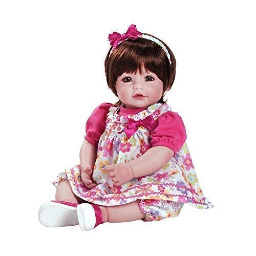 魅了 アドラベビードール 赤ちゃん リアル 本物そっくり おままごと Adora Toddler Doll Love Joy Doll With 2 Piece Flower Print Romper Matching Bloomers And Sateeアドラベビードール 赤ちゃん リアル 本物そっくり おままごと オープニング大