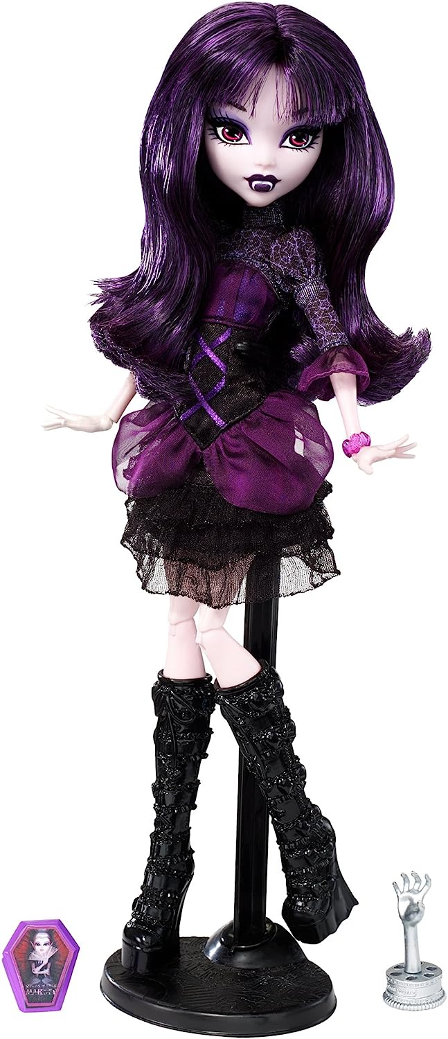 楽天市場 送料無料 モンスターハイ Monster High カメラアクション エリザバット 人形 Angelica