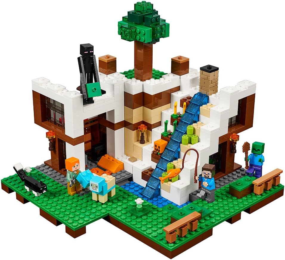 レゴ マインクラフト 送料無料 Lego Minecraft The Waterfall Base レゴ マインクラフト Painfreepainrelief Com