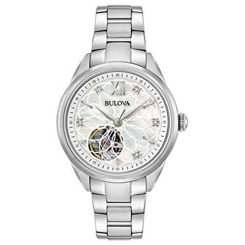 ブローバ Bulova サットン レディースクラシックコレクション オートマチック レディース腕時計 96P181|angelica