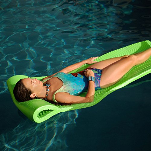 ついに入荷 フロート プール 水遊び 浮き輪 Trc Recreation Serenity 1 5 Thick 70 Long Adult Foam Swimming Pool Water Lounger With Roll Pillow No Inflation Needed For Or Lake Bronzeフロート Fucoa Cl