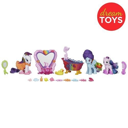 マイリトル子馬 ハズブロ Hasbro 着飾るなポニー 佳ポニー ゆめかわいい 送料無料 My Little Pony Friendship Magic Bath Spa Set With 3 Ponies And 25 Accessorマイリトルポニー ハズブロ Hasbro おしゃれなポニー かわいいポニー ゆめかわいい Ultimatefosters Com