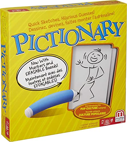 ゲーム盤取り組み 英語 亜米利加 外国で取り組み DKD47 Mattel Games Pictionary Board Game, Drawing Game for Kids, Adults and Game Night with Dry Erase Markers and Boardsゲーム盤取り組み 英語 亜米利加 外国で取り組み DKD47