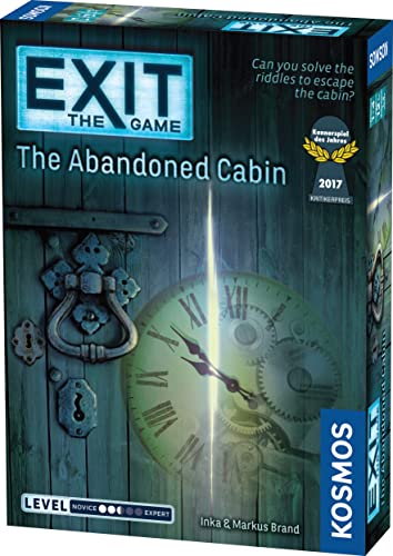 ゲーム盤競り合い 英語 亜米利加 外国で競り合い 692681 Exit: The Abandoned Cabin - Kennerspiel Des Jahres Winner, Card-Based Family Escape Room Game for 1-4 Players, Ages 12+, Blueゲーム盤競り合い 英語 亜米利加 外国で競り合い 692681