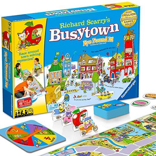 ゲーム盤力くらべ 英語 亜米利加 外国で力くらべ 01017 Wonder Forge Richard Scarry\u0027s Busytown, Eye Found It Toddler Toy and Game for Boys and Girls Age 3 and Up - A Fun Preschool Board Game,Multi-Coloredゲーム盤力くらべ 英語 亜米利加 外国で力くらべ 01017