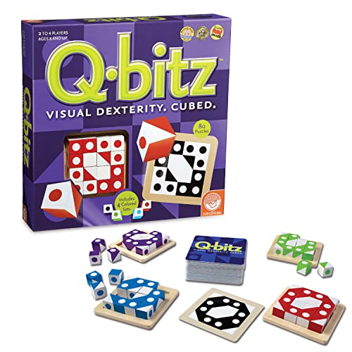 ボードゲーム 英語 アメリカ 海外ゲーム 44002 Mindware Q-Bitz Pattern Matching Fun Board Games for Family Game Night | Ages 8 and up 2-4 Playersボードゲーム 英語 アメリカ 海外ゲーム 44002｜angelica