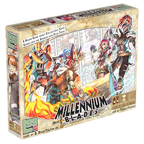 ゲーム盤取り組み 英語 亜米利加 外国で取り組み L99-MB001 Level 99 Games Millennium Blades Board Game | CCG Simulator Game | Strategy Game for Adults and Kids | Ages 14+ | 2-5 Players | Average Playtime 120-180 Mゲーム盤取り組み 英語 亜米利加 外国で取り組み L99-MB001