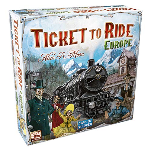 ボードゲーム 英語 アメリカ 海外ゲーム DOW7202 Asmodee Ticket to Ride Europe Board Game - Embark on a Railway Adventure Across the Continent! Fun Family Strategy Game for Kids & Adults, Ages 8+, 2-5 Playerボードゲーム 英語 アメリカ 海外ゲーム DOW7202｜angelica