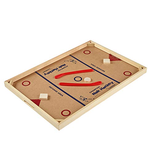 ゲーム盤力くらべ 英語 亜米利加 外国で力くらべ 2.01 Carrom Champion Nok Hockey Game (Standard Size) ? Wooden Board Games for Adults \u0026 Children ? Indoor and Outdoor Games for Family ? Sports Board Gamesゲーム盤力くらべ 英語 亜米利加 外国で力くらべ 2.01