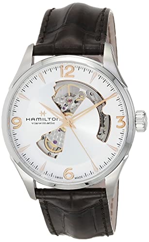 ウオッチ ハミルトン メンズ H32705551 Hamilton Jazzmaster Open Heart Automatic Men\u0027s Watch, 42粍 Stainless Steel Case, Swiss Made, Silver Dial Analog Wrist Watch, 50m Waterproof, Sapphire Crystal, 3-Hand Movement, Calfウオッチ ハミルトン メンズ H32705551