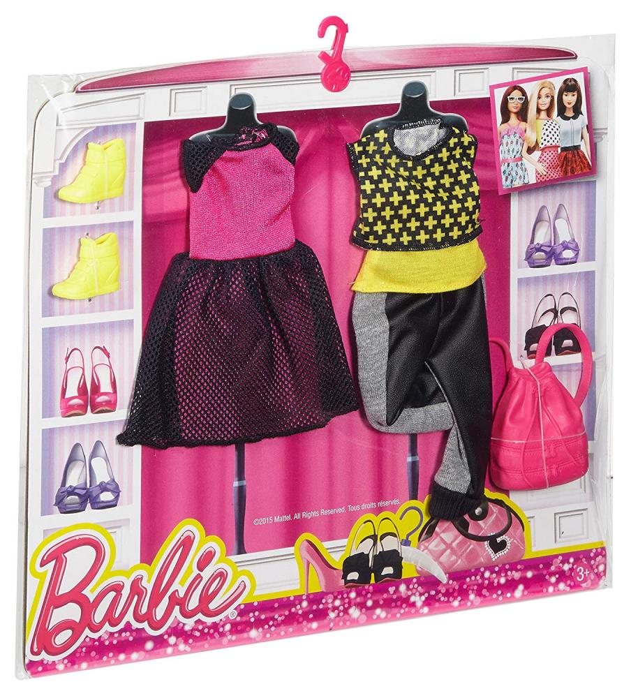 最安値 バービー バービー人形 着せ替え 衣装 ドレス Dpx70 Barbie 6 Fashion Pack 2 Pack バービー バービー 人形 着せ替え 衣装 ドレス Dpx70 上質で快適 Nvccc Net