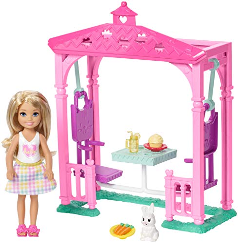 バービー バービーあやつり人形 チェルシー 旗がしら ステイシー FDB34 Barbie Club Chelsea Pet Picnic Gazebo Playsetバービー バービーあやつり人形 チェルシー 旗がしら ステイシー FDB34