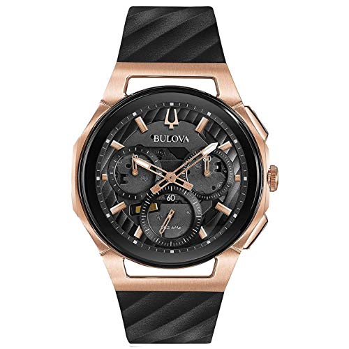 ウオッチ ブローバ メンズ 98A185 Bulova Curv - 98A185 Black One Sizeウオッチ ブローバ メンズ 98A185