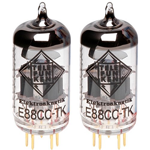 無意味さ管 ギター・軍事基地 アンプリファイアー 外国で インポート Matched Pair of E88CC-TK 6922 TELEFUNKEN Elektroakustik Matched Pair of E88CC-TK | Black Diamond Series 9 Pin Replacement Vacuum Tube 6922無意味さ管 ギター・軍事基地 アンプリファイアー 外国で インポート Matched Pair of E88CC-TK 6922