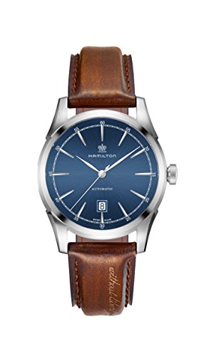 ウォッチ ハミルトン メンズ H42415541 Hamilton American Classic Automatic Men\u0027s Watch, 42粍 Stainless Steel Case, Swiss Made, Blue Dial Analog Wrist Watch for Men, 50m Waterproof, Sapphire Crystal, 3-Hand Movement, キロカロリーウォッチ ハミルトン メンズ H42415541