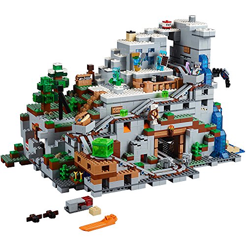 楽天市場 送料無料 レゴ マインクラフト 山の洞窟 Lego Minecraft The Mountain Cave 2863ピース Angelica