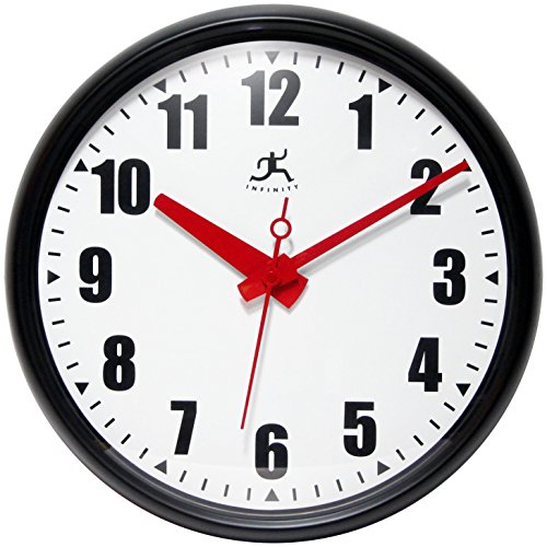 壁掛け時計 インテリア インテリア 海外モデル アメリカ 14724BK-3733 Infinity Instruments 15 inch Impact Round Non-Ticking Silent Battery Operated Easy to Read Clock for Office, Classroom壁掛け時計 インテリア インテリア 海外モデル アメリカ 14724BK-3733｜angelica