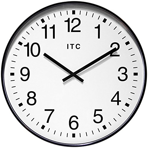 壁掛け時計 インテリア インテリア 海外モデル アメリカ 90/00191 Infinity Instruments 19 inch Large Round Non-Ticking Silent Battery Operated Easy to Read Clock for Office, Classroom, School,壁掛け時計 インテリア インテリア 海外モデル アメリカ 90/00191|angelica