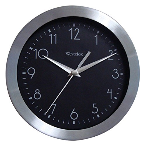 壁掛け時計 インテリア インテリア 海外モデル アメリカ 36001A Westclox 36001A Wall Clock, 1, Stanless Black壁掛け時計 インテリア インテリア 海外モデル アメリカ 36001A｜angelica