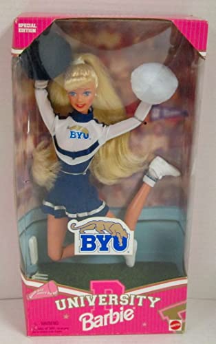 バービー バービーあやつり人形 最高学府 角帽 チアリーダー BYU - University Barbie - Cheerleaderバービー バービーあやつり人形 最高学府 角帽 チアリーダー