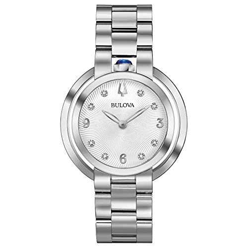 ウオッチ ブローバ レディース Bulova Ladies\u0027 Rubaiyat Diamond Dial Stainless Steel 2-Hand Quartz Watch, Diamond Dial and Sapphire Crystal Style: 96P184ウオッチ ブローバ レディース