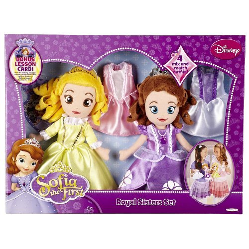 コンビニ受取対応商品 ちいさなプリンセス ソフィア ディズニージュニア 送料無料 Princess Sofia The First And Princess Amber Soft Doll Setちいさなプリンセス ソフィア ディズニージュニア 流行に Andhes Org Ar